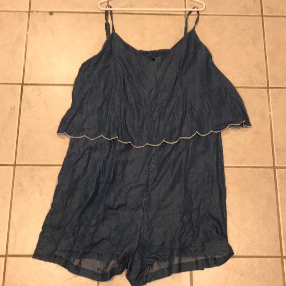 Chambray romper